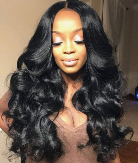 Wavy Spring Hair Bundles Near Me Natural Black Color Long Human Hair Bundle Vendors