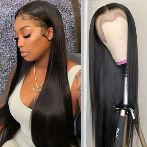 Real Hair Transparent Lace Front Ear To Ear Closure Wig