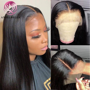AngelBella DD Diamond Hair Cheap Brazilian Wig Online 13x4 Lace Front Real Human Hair Wigs For Women