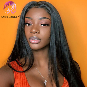 AngelBella DD Diamond Hair Natural 13x4 HD Lace Front Straight Cheap 100% Human Hair Lace Frontal Wigs 