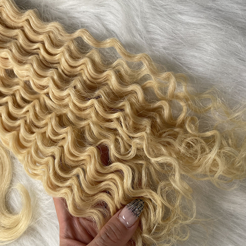 Cheap 613 Blonde Brazilian Hair Deep Wave
