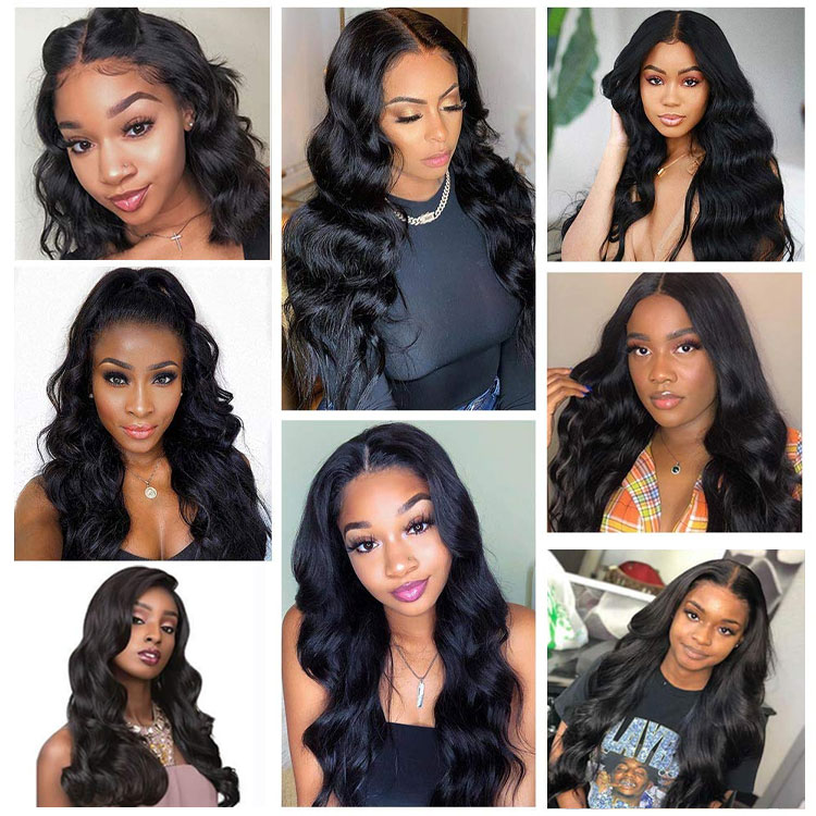 Factory Price Wig 180% Density Hair Brazilian Virgin Human Hair Lace Wigs