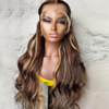 Highlight Real Human Hair Lace Front Brazilian Hair Wigs