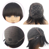 Short Bob Wig Human Hair 13x4 Lace Front Wigs Human Hair 150% Density Brazilian Virgin Straight Bob For Black Women