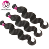  Body Wave Human Hair Bundles Weave With Closure