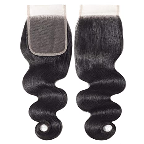 2022 New Style 4x4 HD Lace Closure Body Wave Human Hair Transparent Lace Closure Pre Plucked with Baby Hair