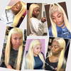 613 Brazilian Human Hair Bundles 8''-30'' Straight Blonde Bundles