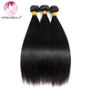 Angelbella Queen Doner Virgin Hair Cuticle Aligned Hair Vendors Natural Black Brazilian Straight Human Hair Bundles 