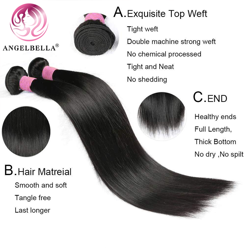 Angelbella Queen Doner Virgin Hair Wholesale Raw Human Hair Vendors Mink Brazilian Hair Bundles 