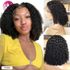 Deep Wave Bob 13x4 Lace Front Human Hair Wigs for Black Women Pre pluck Glueless