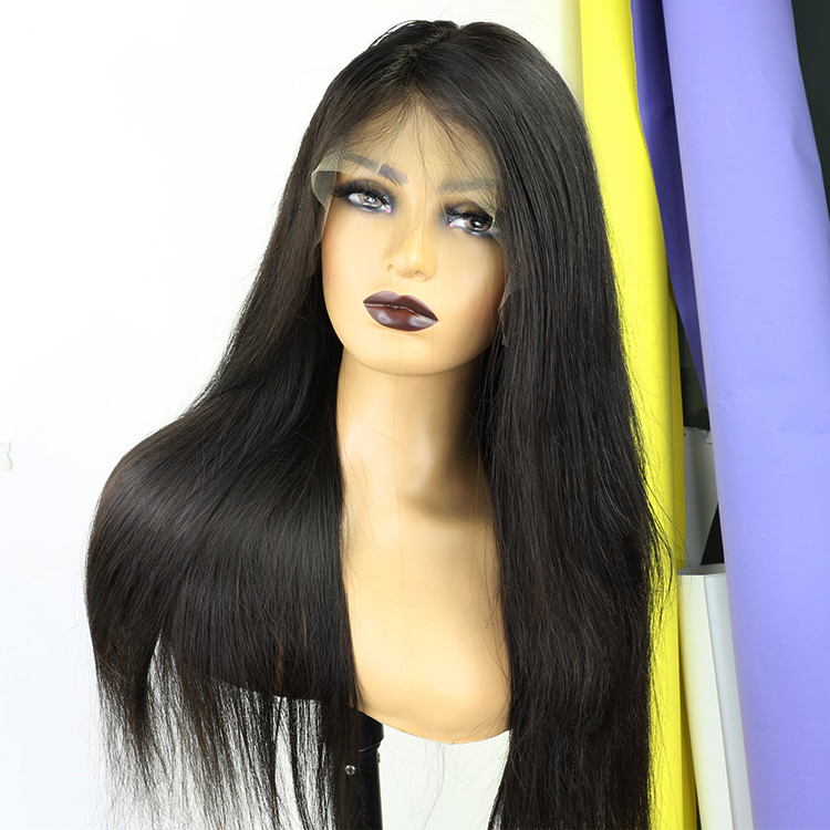 Human Hair Straight Wigs Lace Front for Sale