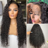 Honey Blonde Curly Hair Good Quality Lace Front Wigs Human Hair