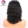 360 Round Lace Wig Wavy Human Hair Short Bob Wig Full Lace Wigs For Black Women