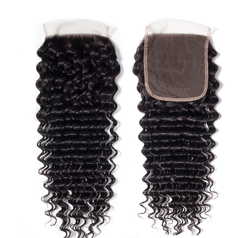 5x5 Side Part Lace Closure Deep Wave