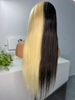 Quality Half Black Half Blonde Color Wholesale Lace Front Wig