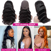 4x4 Hd Swiss Transparent Glueless Lace Closure Wig Body Wave