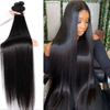 100% Straight Raw Human Hair Nature Black Hair Extensions Human Hair 18 inches Straight Raw Human Hair Bundles