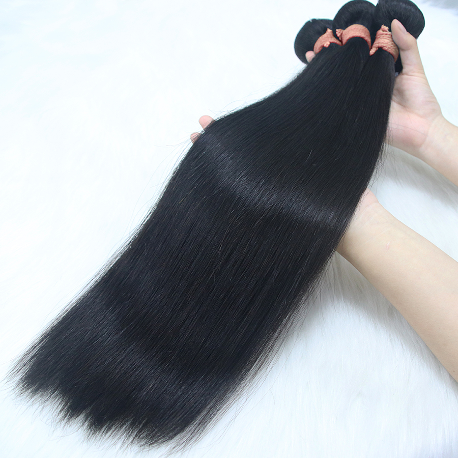 Straight Clip in Hair Extensions 100 Human Hair Cheap Remy Hair Extensions