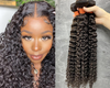 Jerry Curl Hair Bundles Human Hair Nature Black Color Remy Same Direction Cuticle Crown Glory 8-30 inch