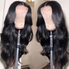 Body Wave Human Hair 13x6 Transparent Lace Front Wigs