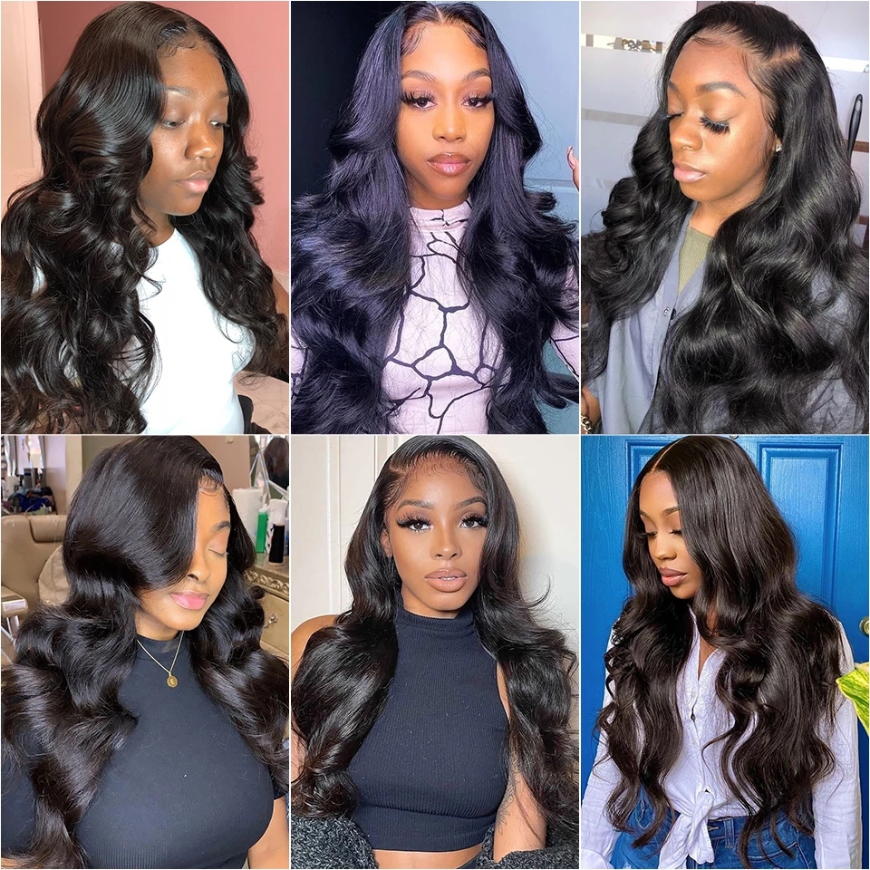 Brazilian 10A Body Wave Lace Front Wigs Human Hair