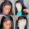 Transparent Swiss Lace Frontal 13*4 Silk Straight Real HD Lace Frontal With Baby Hair 