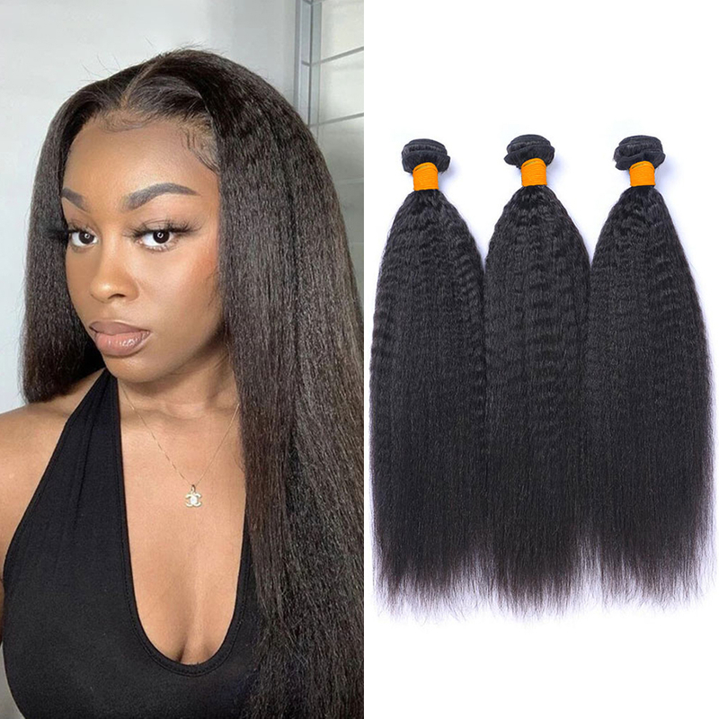 Outre Kinky Straight Clip Ins Hair Extension Human Hair Weave