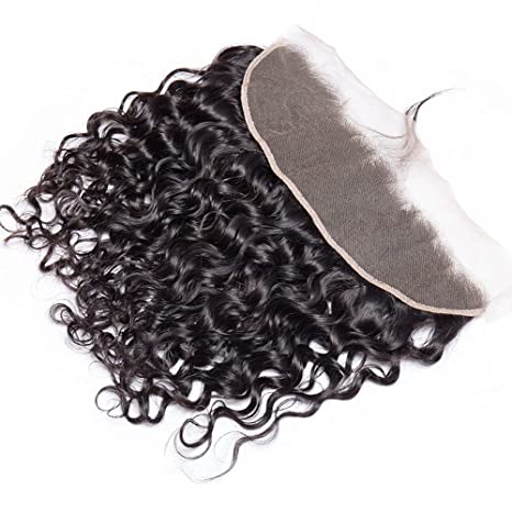 Angelbella High Quality Water Wave HD Swiss Lace Frontal 13x4 Natural Hairline Lace Front Human Hair