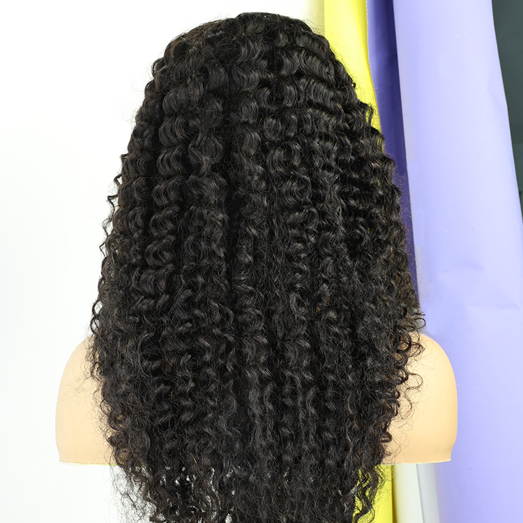 13x4 LACE FRONT WIG DEEP CURLY 150% DENSITY PRE-PLUCKED