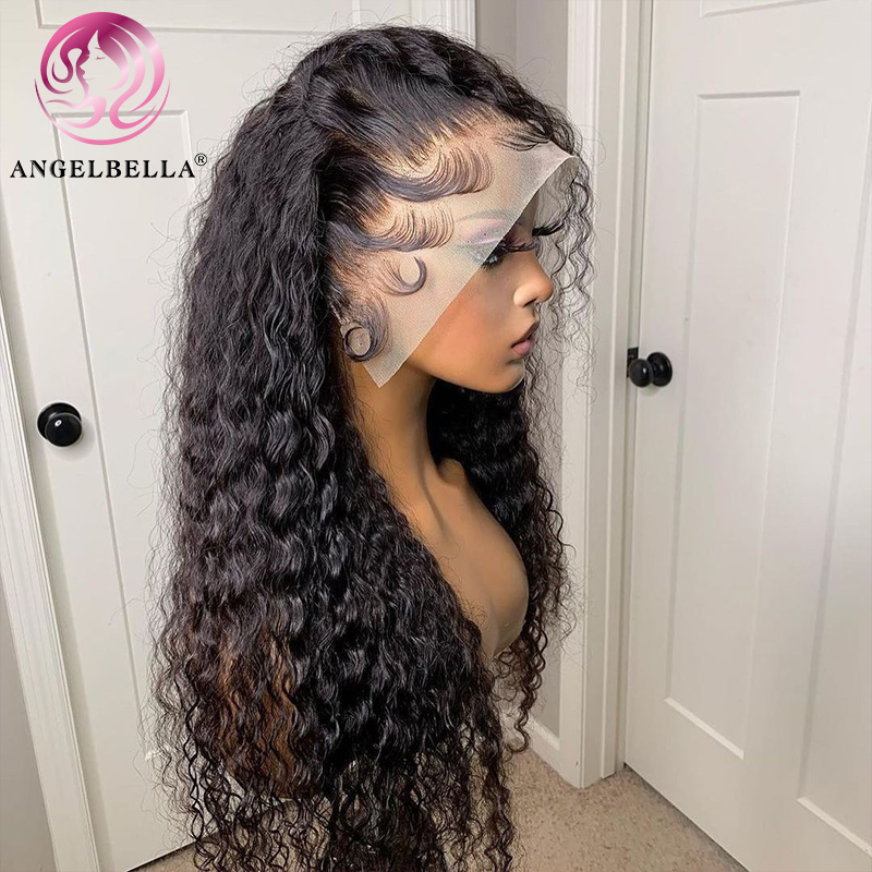 Angelbella Queen Doner Virgin Hair Raw Vietnamese 100％ Human Hair 13X6 Deep Wave Hd Lace Frontal Wigs 