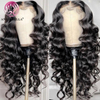  Angelbella Queen Doner Virgin Hair 13X4 Deep Wave Ultra Closure Human Hair HD Lace Front Wigs