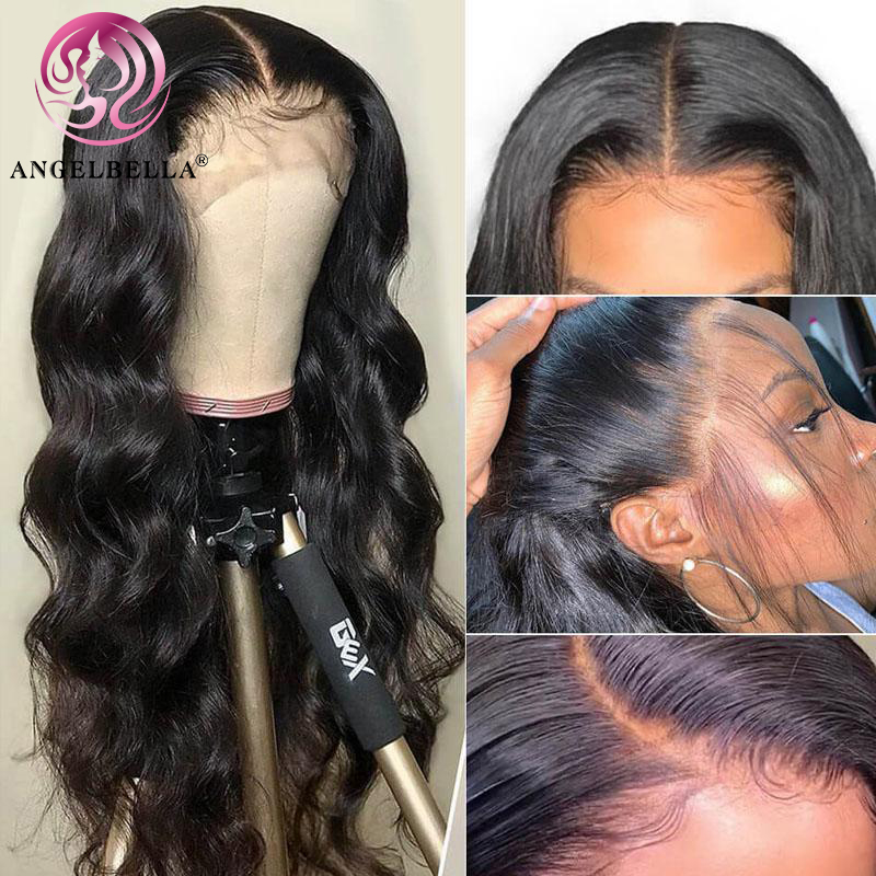 AngelBella DD Diamond Hair Transparent Cheap 13X4 Lace Frontal Body Wave Wig