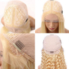24 Inch Deep Curly 613 Blonde Lace Front Wig 13x1x4 T Part Lace Wigs