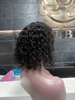 Angelbella Curly Human Hair Wigs Water Wave Closure Wig Wet 