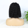 Short Deep Wave Lace Closure Bob Wig T Part 4x1 Remy Human Hair