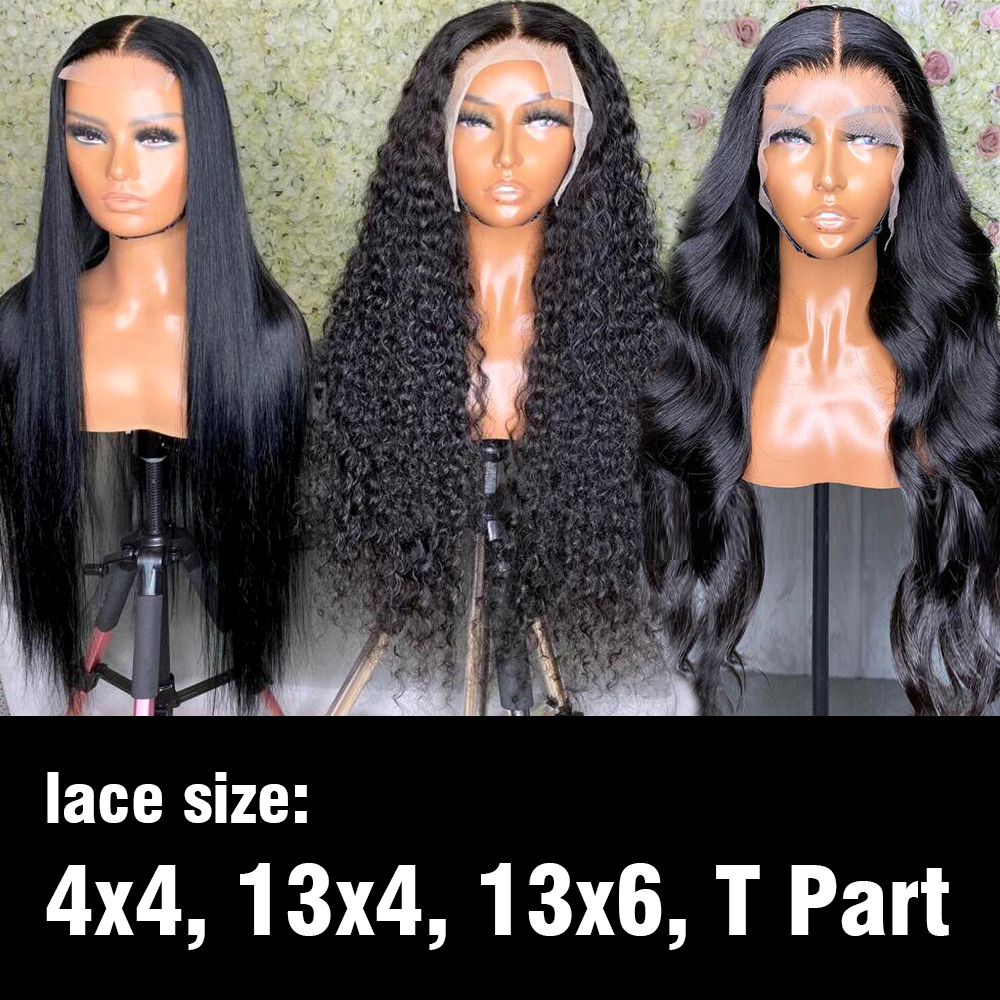 13x6 Lace Frontal Natural Looking 100 Human Hair Wigs