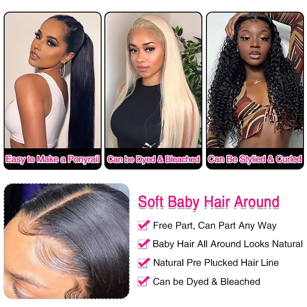 Hd Lace Closure Beauty Supply 4x4 Straight Closure Wig