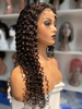 Deep Wave Wig Curly Human Hair Lace Closure Wig for Women