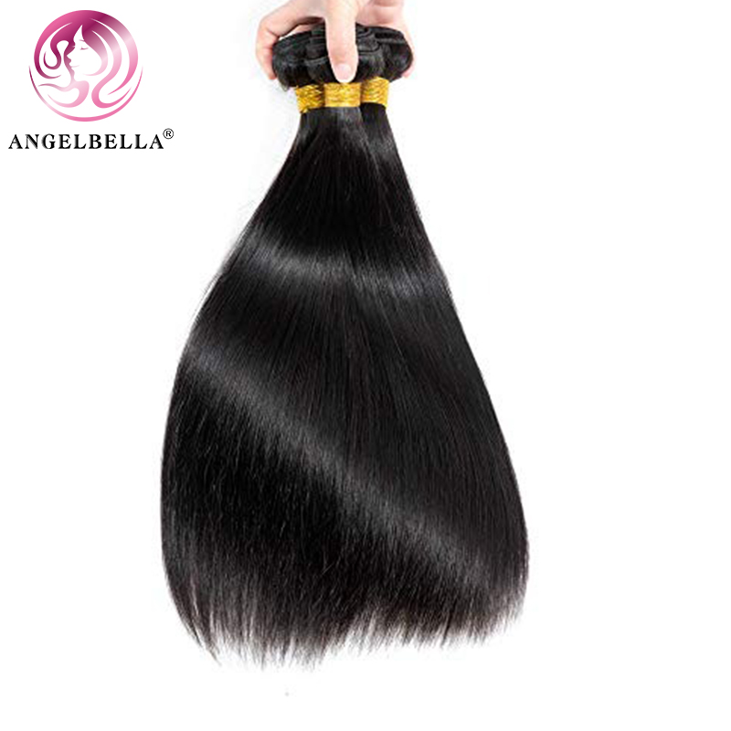 Angelbella Queen Doner Virgin Hair Cuticle Aligned Hair Vendors Natural Black Brazilian Straight Human Hair Bundles 