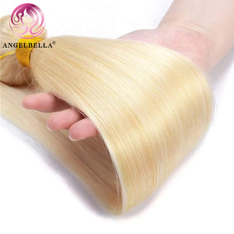 Angelbella Queen Doner Virgin Hair Brazilian 613 Straight Raw Huamn Hair Bundles 