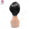 Human Hair Lace Front Wig for Summer Wear Remy Hair Short Wigs Natural Black Front Lace Wig