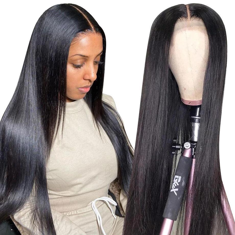Best Online Wig Store Straight Brazilian Lace Front Hair Wig