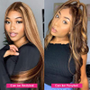 Body Wave Lace Front Wig Brazilian Ombre Human Hair Wigs for Black Women