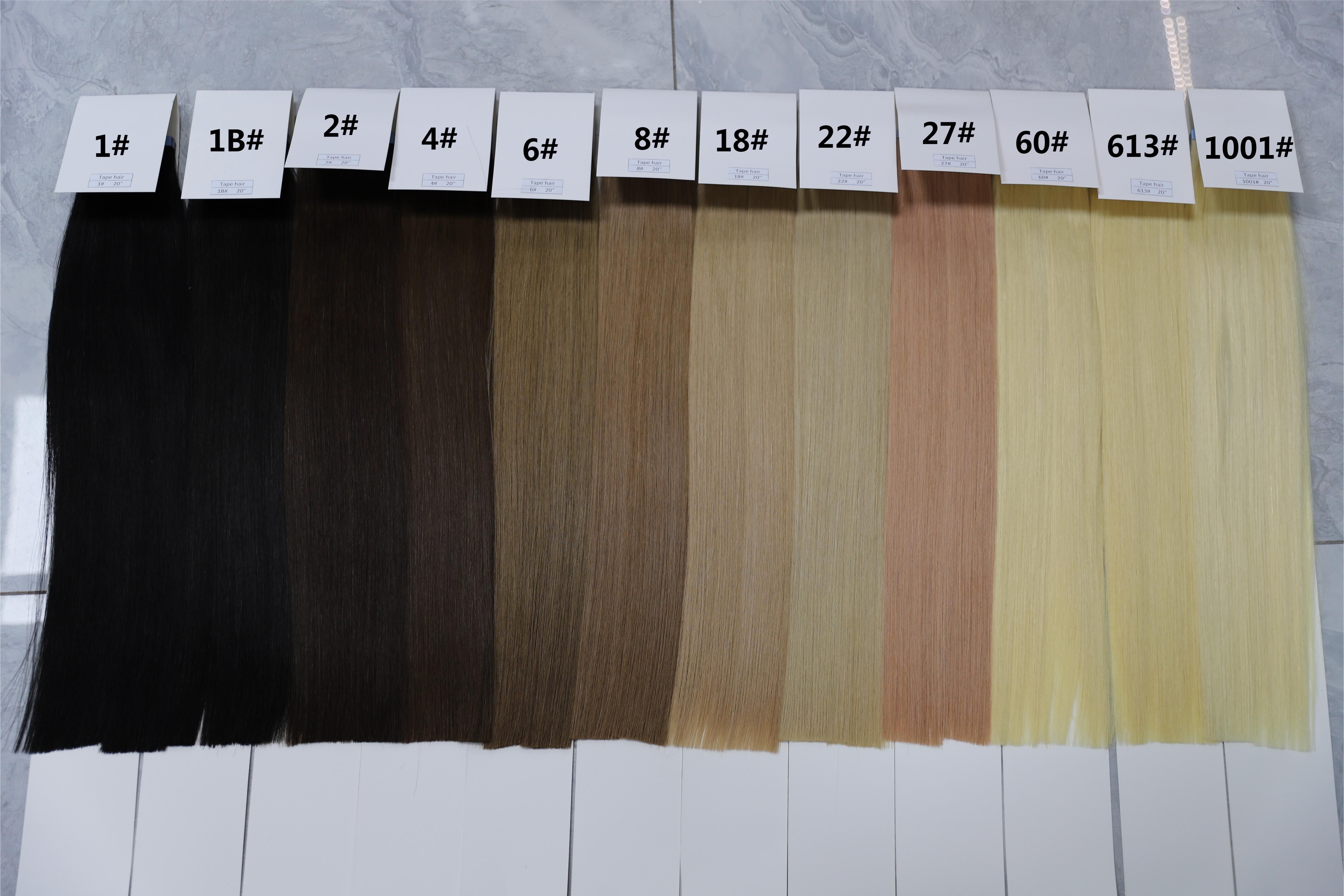 Tape in Hair Extensions 20 inches 40pcs 100g Straight Tape in Human Hair Extensions