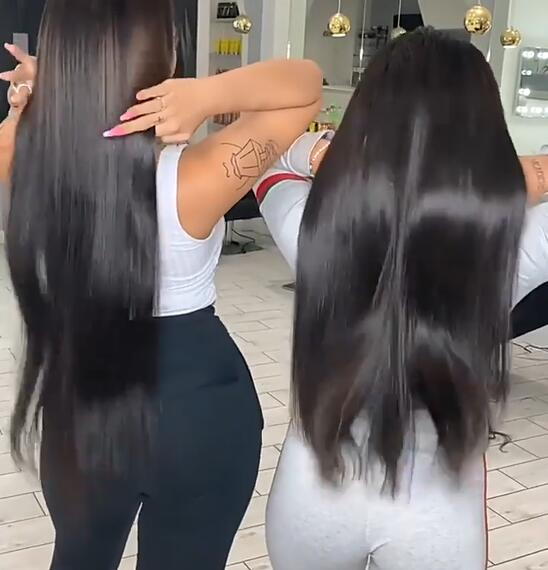 Bone Straight Wig Brazilian 30 Inch Weave Unprocessed 100% Virgin Hair 10A
