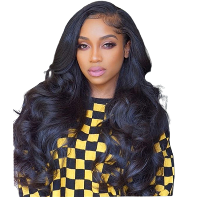 Body Wave Human Hair 13x6 Transparent Lace Front Wigs