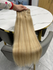 Angelbella 2022 #16/60 Beige Blonde/Blonde Nano Tip Human Hair Bundles Custom Color