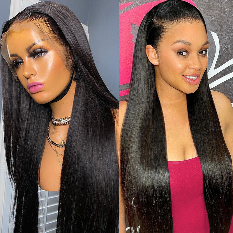 13x6 Transparent Lace Frontal Wig Human Hair