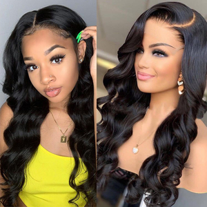 Virgin Human Hair Full Lace Wig Lace Front Wig for Black Woman