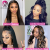 Brazilian Hair Transparent Lace Front Wig HD Human Hair Wigs For Black Women